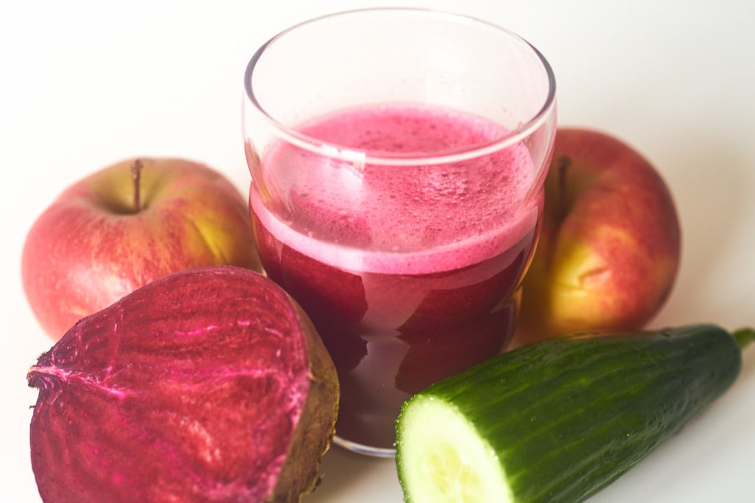 Apfel, Rote Beete & Salatgurke Saftrezept