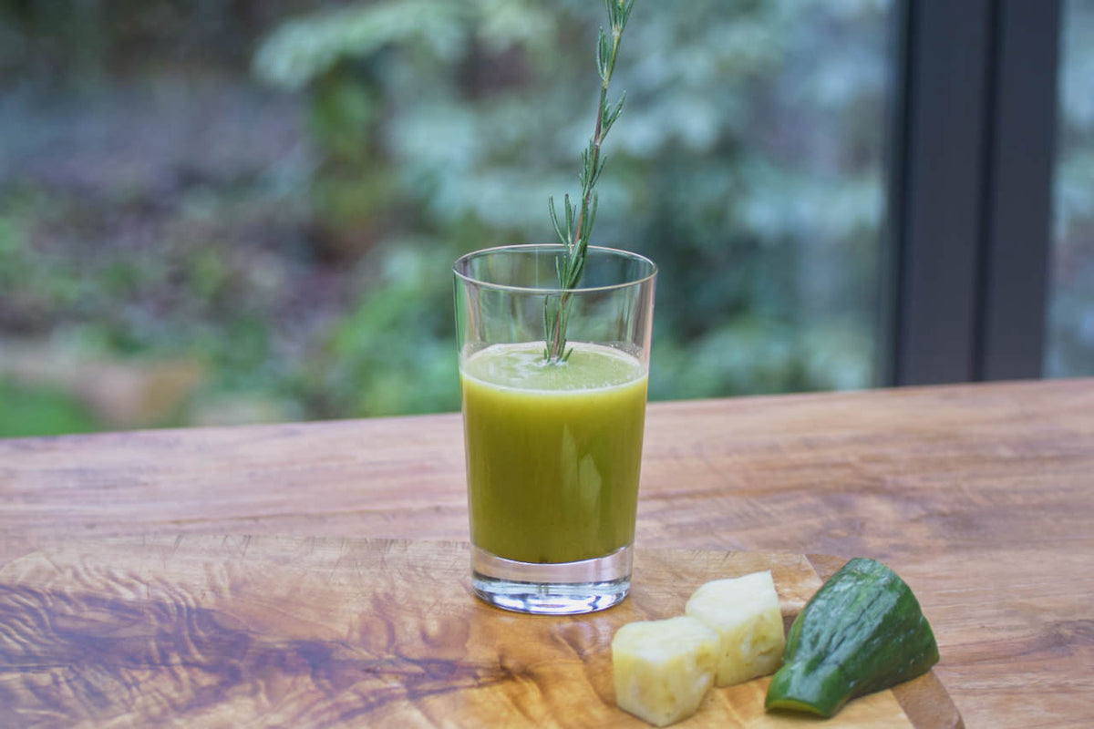 Saft Rezept – Ananas Gurke Rosmarin