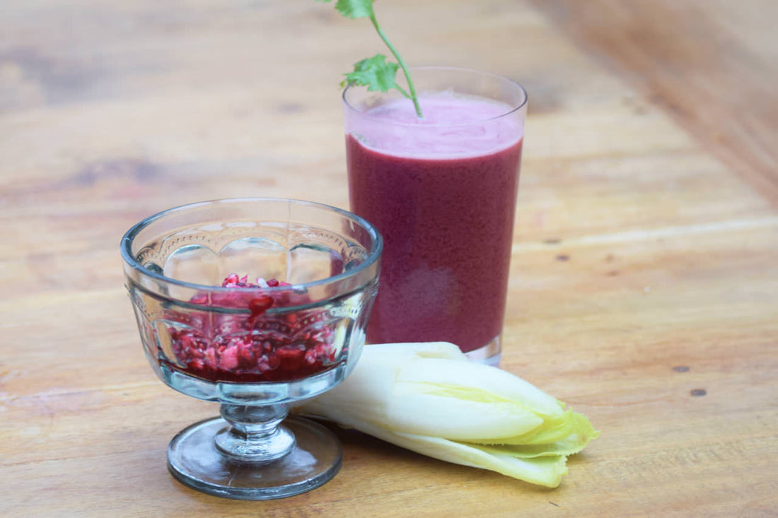 Saft Rezept – Chicoree Granatapfel Koriander