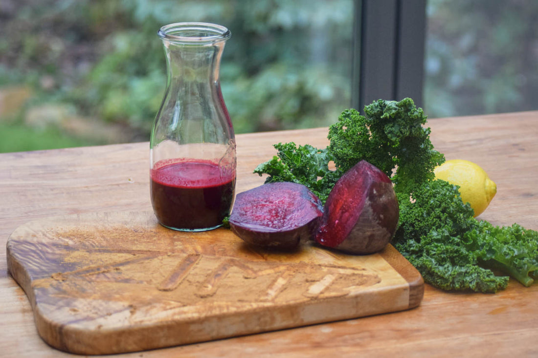 Saft Rezept – Rote Beete Grünkohl Birne