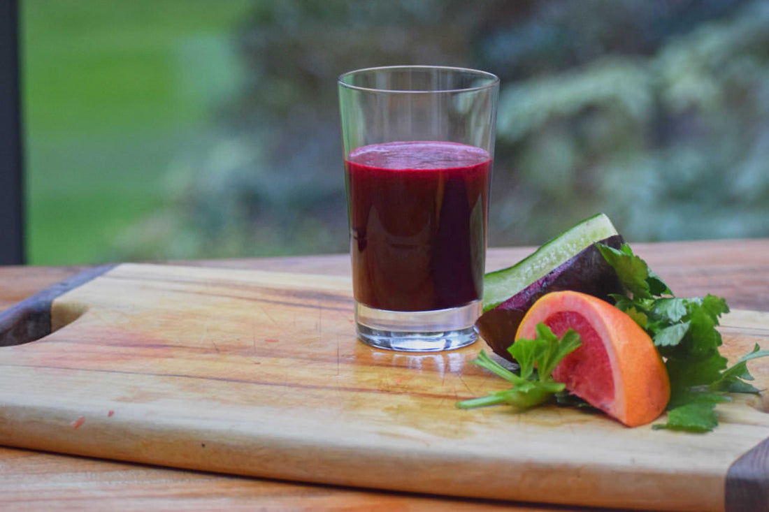 Saft Rezept – rote Beete Gurke Grapefruit